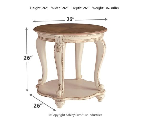 Ashley Express - Realyn Round End Table - Walo Furniture