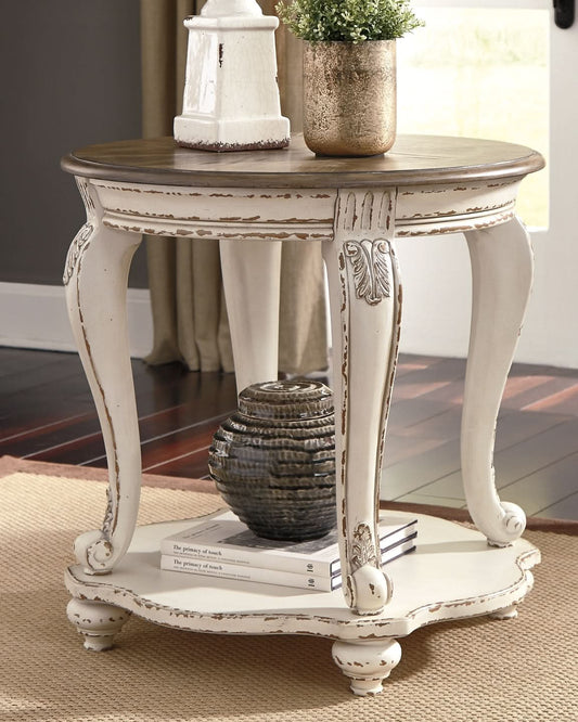 Ashley Express - Realyn Round End Table - Walo Furniture