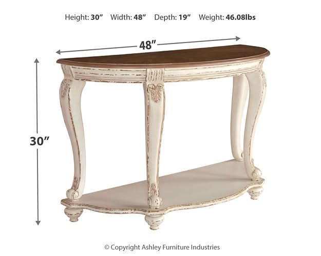 Ashley Express - Realyn Sofa Table - Walo Furniture