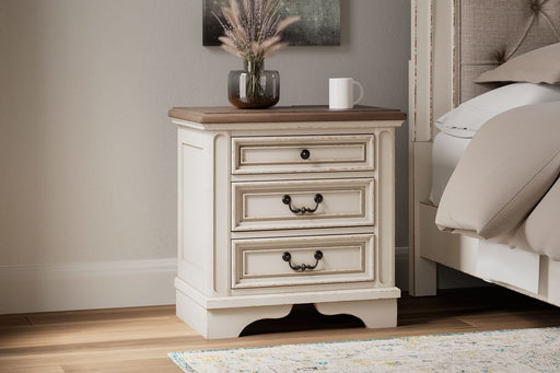 Ashley Express - Realyn Three Drawer Night Stand - Walo Furniture