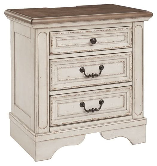 Ashley Express - Realyn Three Drawer Night Stand - Walo Furniture