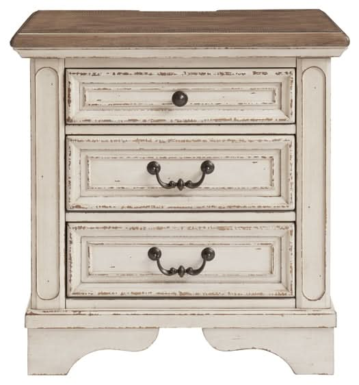 Ashley Express - Realyn Three Drawer Night Stand - Walo Furniture