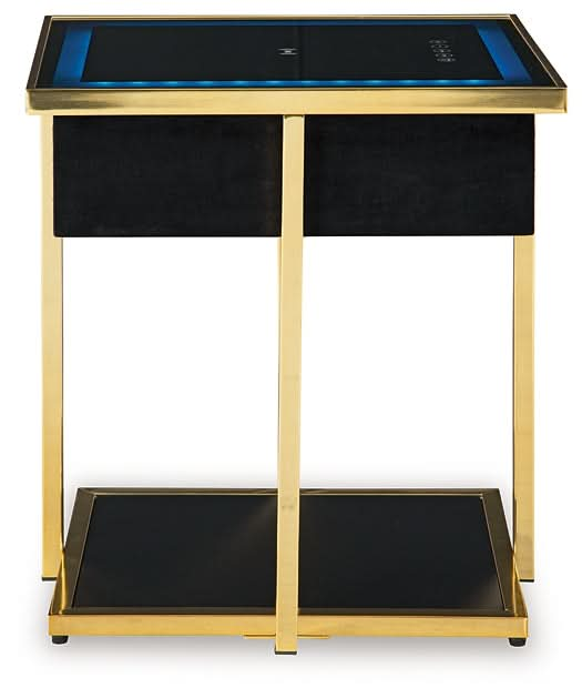 Ashley Express - Rexwell Accent Table with Speaker - Walo Furniture