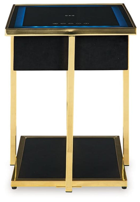 Ashley Express - Rexwell Accent Table with Speaker - Walo Furniture