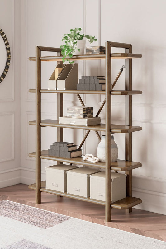 Ashley Express - Roanhowe Bookcase - Walo Furniture