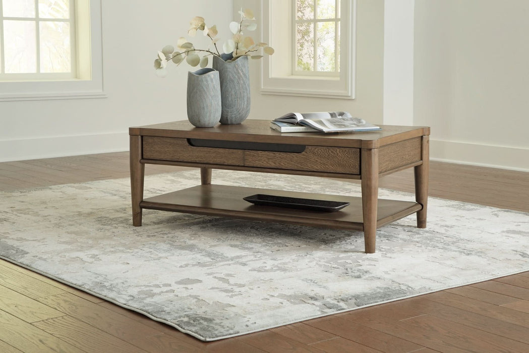 Ashley Express - Roanhowe Coffee Table with 1 End Table - Walo Furniture