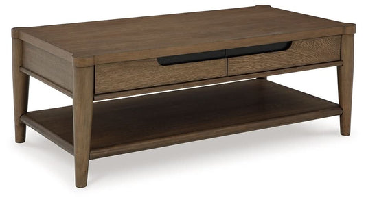 Ashley Express - Roanhowe Rectangular Cocktail Table - Walo Furniture