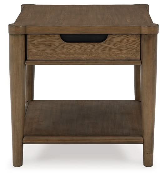 Ashley Express - Roanhowe Rectangular End Table - Walo Furniture