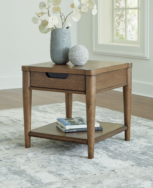 Ashley Express - Roanhowe Rectangular End Table - Walo Furniture