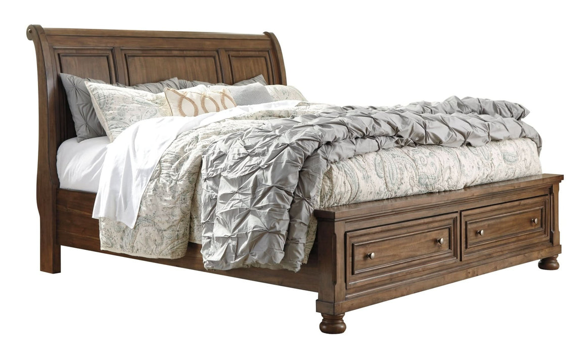 Ashley Express - Robbinsdale Sleigh Bed With Storage - Walo Furniture