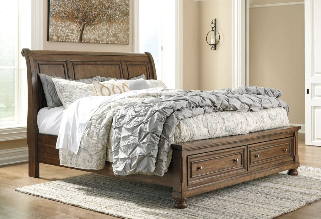 Ashley Express - Robbinsdale Sleigh Bed With Storage - Walo Furniture