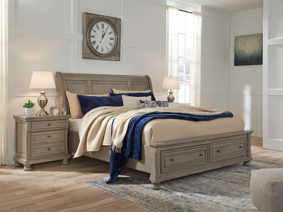 Ashley Express - Robbinsdale Sleigh Bed With Storage - Walo Furniture