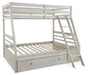 Ashley Express - Robbinsdale Twin over Full Bunk Bed with Storage - Walo Furniture