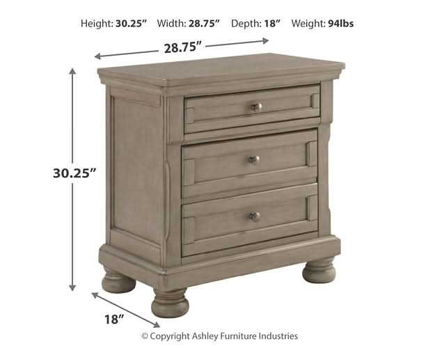 Ashley Express - Robbinsdale Two Drawer Night Stand - Walo Furniture