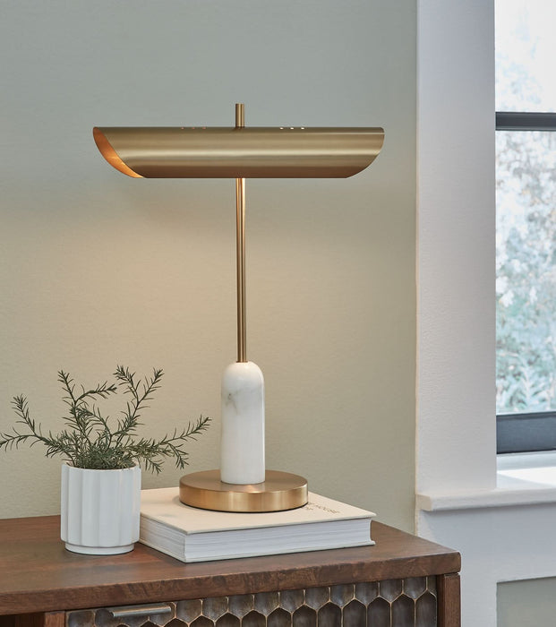 Ashley Express - Rowleigh Marble Desk Lamp (1/CN) - Walo Furniture