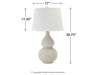 Ashley Express - Saffi Ceramic Table Lamp (1/CN) - Walo Furniture