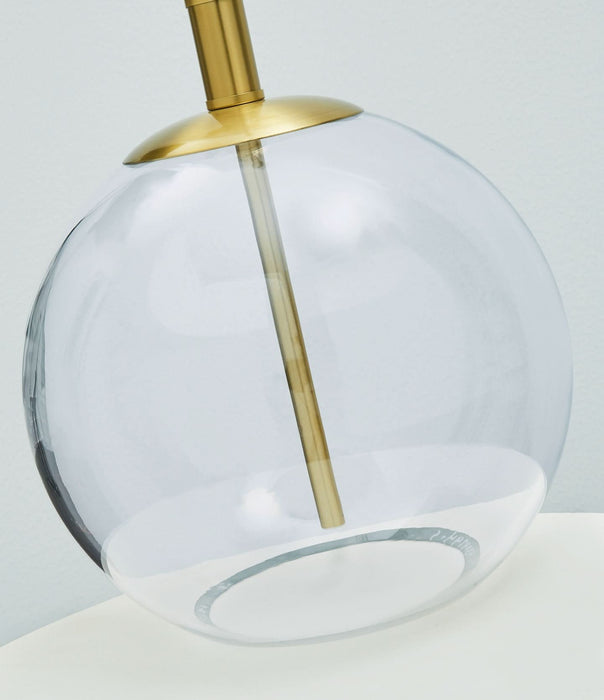 Ashley Express - Samder Glass Table Lamp (1/CN) - Walo Furniture