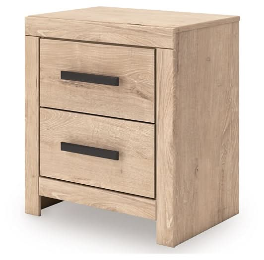 Ashley Express - Sanginlane Two Drawer Night Stand - Walo Furniture