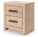 Ashley Express - Sanginlane Two Drawer Night Stand - Walo Furniture