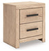 Ashley Express - Sanginlane Two Drawer Night Stand - Walo Furniture