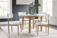 Ashley Express - Sawdyn Dining Table and 4 Chairs - Walo Furniture