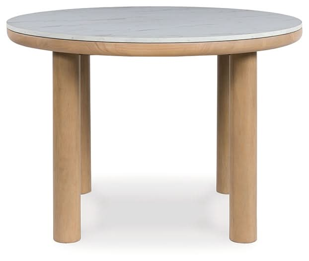 Ashley Express - Sawdyn Round Dining Room Table - Walo Furniture