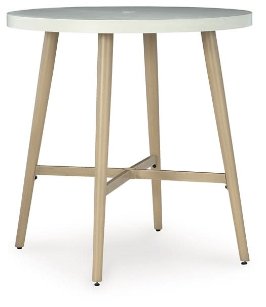 Ashley Express - Seton Creek Round Bar Table w/UMB OPT - Walo Furniture