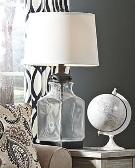 Ashley Express - Sharolyn Glass Table Lamp (1/CN) - Walo Furniture