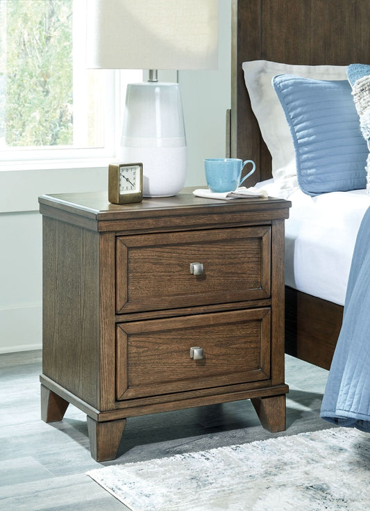 Ashley Express - Shawbeck Two Drawer Night Stand - Walo Furniture