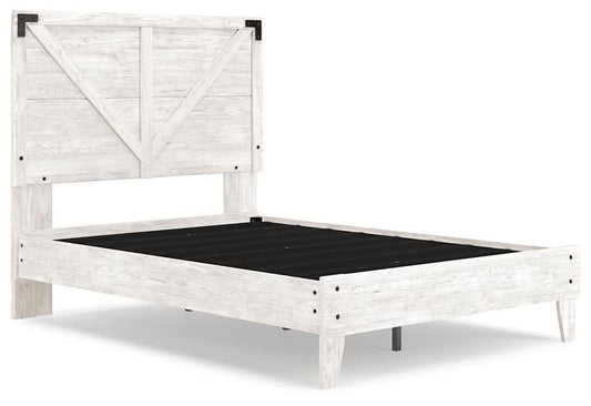 Ashley Express - Shawburn Crossbuck Panel Platform Bed - Walo Furniture