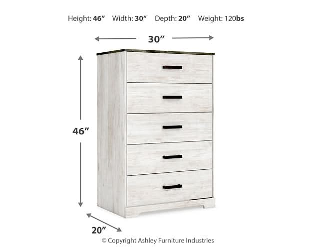 Ashley Express - Shawburn Five Drawer Chest - Walo Furniture