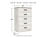 Ashley Express - Shawburn Five Drawer Chest - Walo Furniture