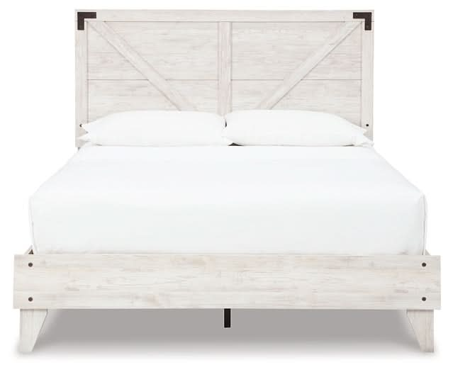 Ashley Express - Shawburn Queen Platform Bed with Dresser, Chest and Nightstand - Walo Furniture