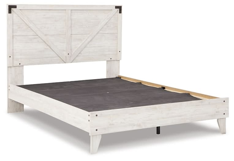 Ashley Express - Shawburn Queen Platform Bed with Dresser, Chest and Nightstand - Walo Furniture