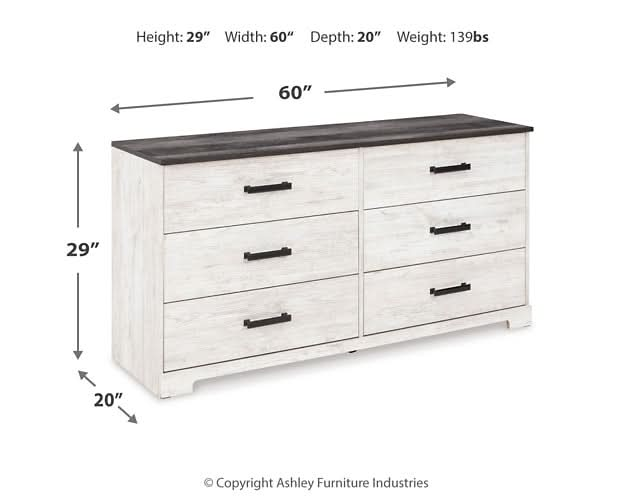 Ashley Express - Shawburn Six Drawer Dresser - Walo Furniture