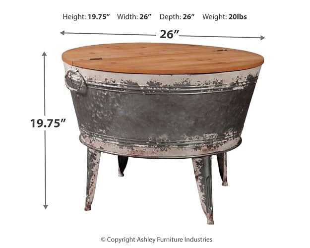 Ashley Express - Shellmond Accent Cocktail Table - Walo Furniture