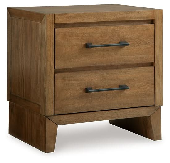 Ashley Express - Sherbana Two Drawer Night Stand - Walo Furniture