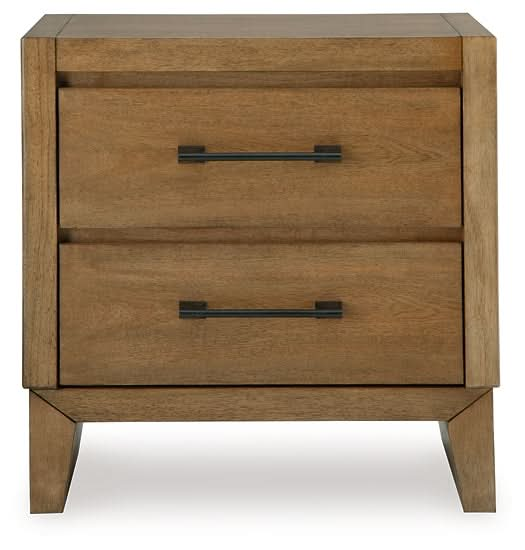 Ashley Express - Sherbana Two Drawer Night Stand - Walo Furniture