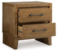 Ashley Express - Sherbana Two Drawer Night Stand - Walo Furniture