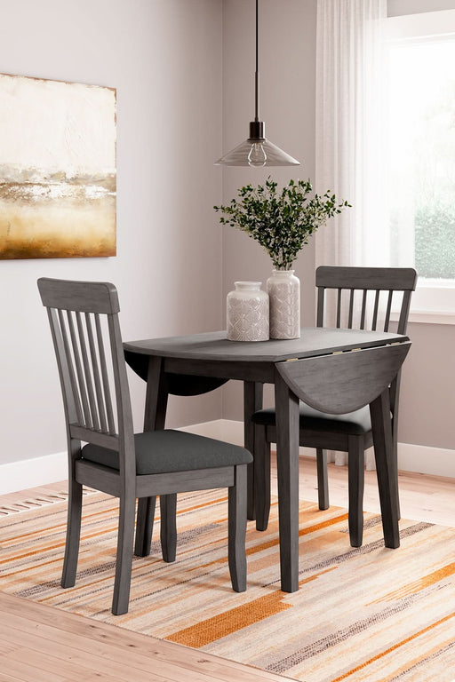 Ashley Express - Shullden Dining Table and 2 Chairs - Walo Furniture