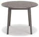 Ashley Express - Shullden Round DRM Drop Leaf Table - Walo Furniture