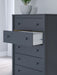 Ashley Express - Simmenfort Five Drawer Chest - Walo Furniture