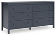 Ashley Express - Simmenfort Six Drawer Dresser - Walo Furniture