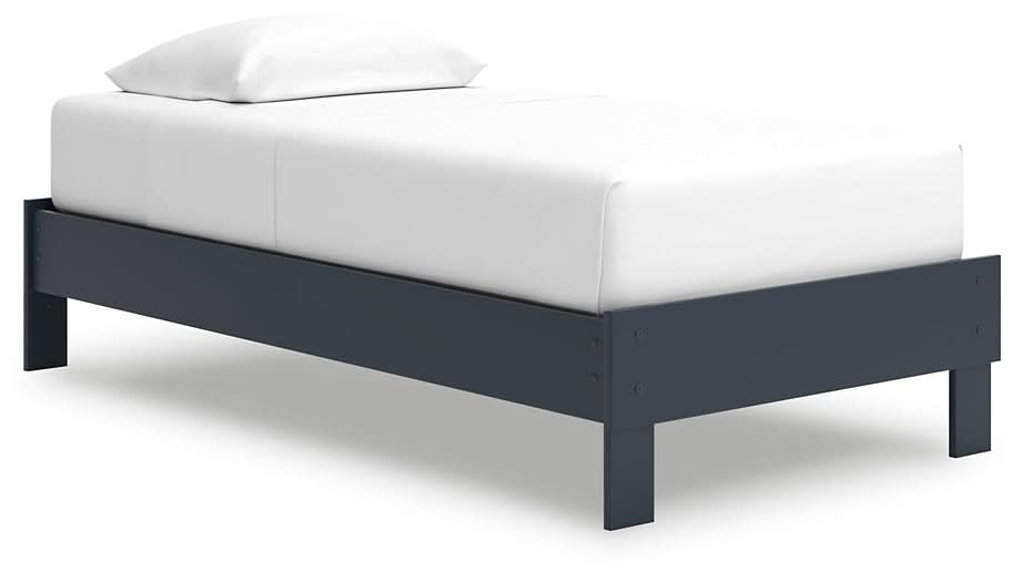 Ashley Express - Simmenfort Twin Platform Bed with Dresser, Chest and Nightstand - Walo Furniture