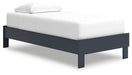 Ashley Express - Simmenfort Twin Platform Bed with Nightstand - Walo Furniture