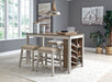 Ashley Express - Skempton Counter Height Dining Table and 4 Barstools - Walo Furniture