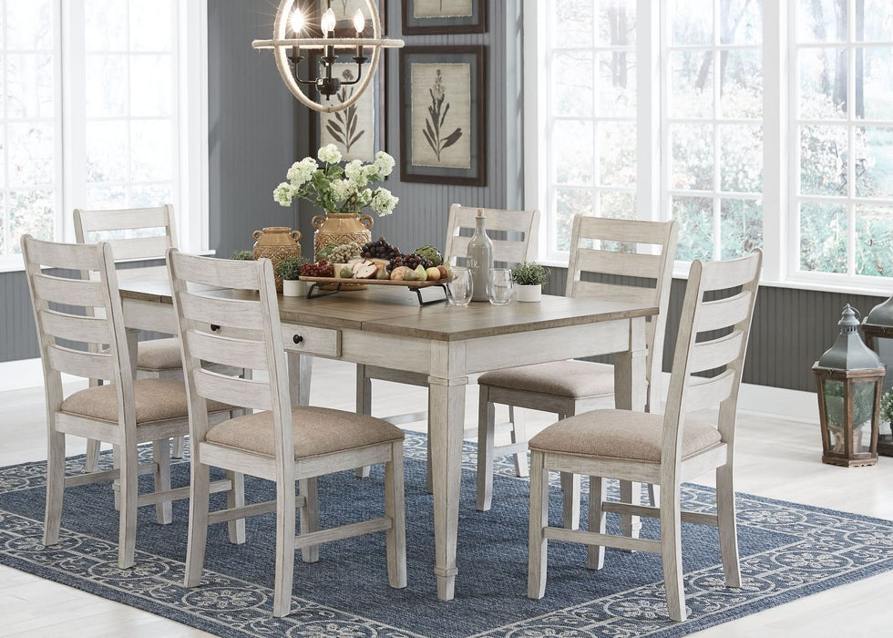 Ashley Express - Skempton Dining Table and 6 Chairs - Walo Furniture