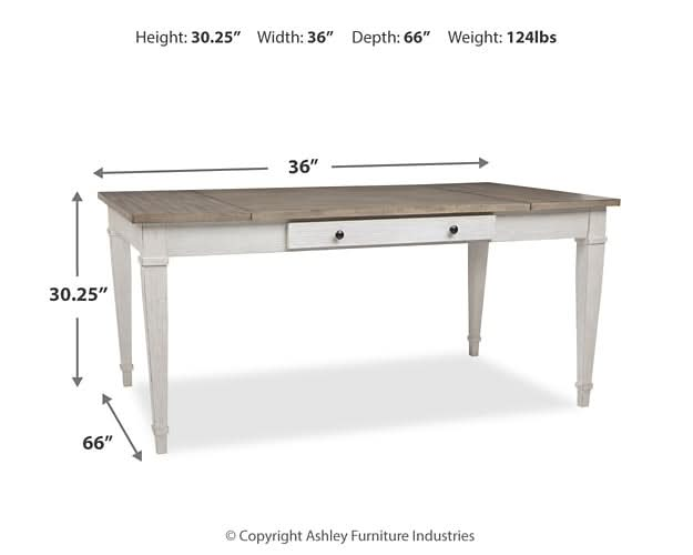 Ashley Express - Skempton RECT DRM Table w/Storage - Walo Furniture