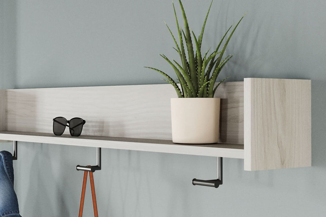 Ashley Express - Socalle Bench with Coat Rack - Walo Furniture