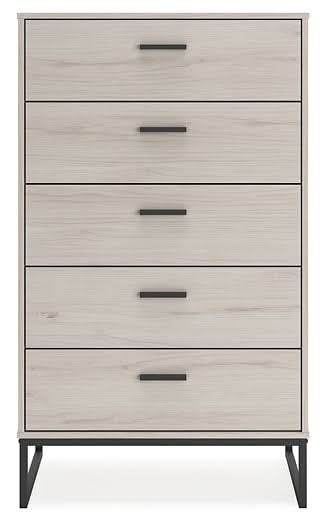 Ashley Express - Socalle Five Drawer Chest - Walo Furniture